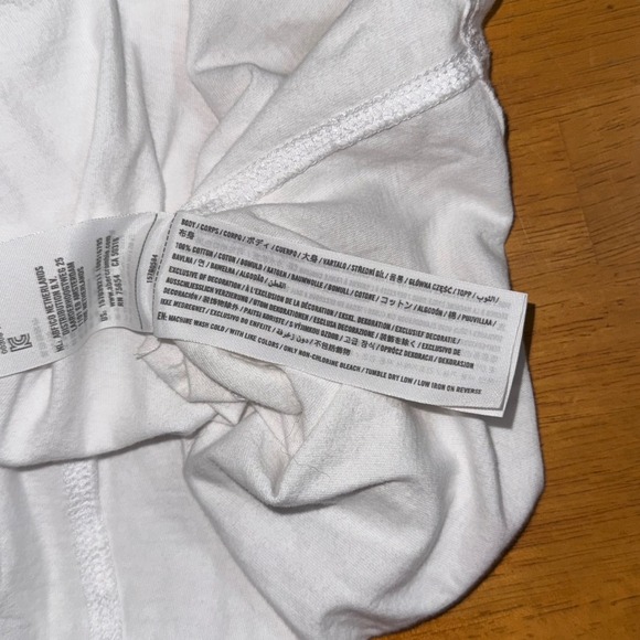 Abercrombie & Fitch 100% Cotton Pink Floyd '73 Tour Graphic Tee White S - Picture 4 of 5